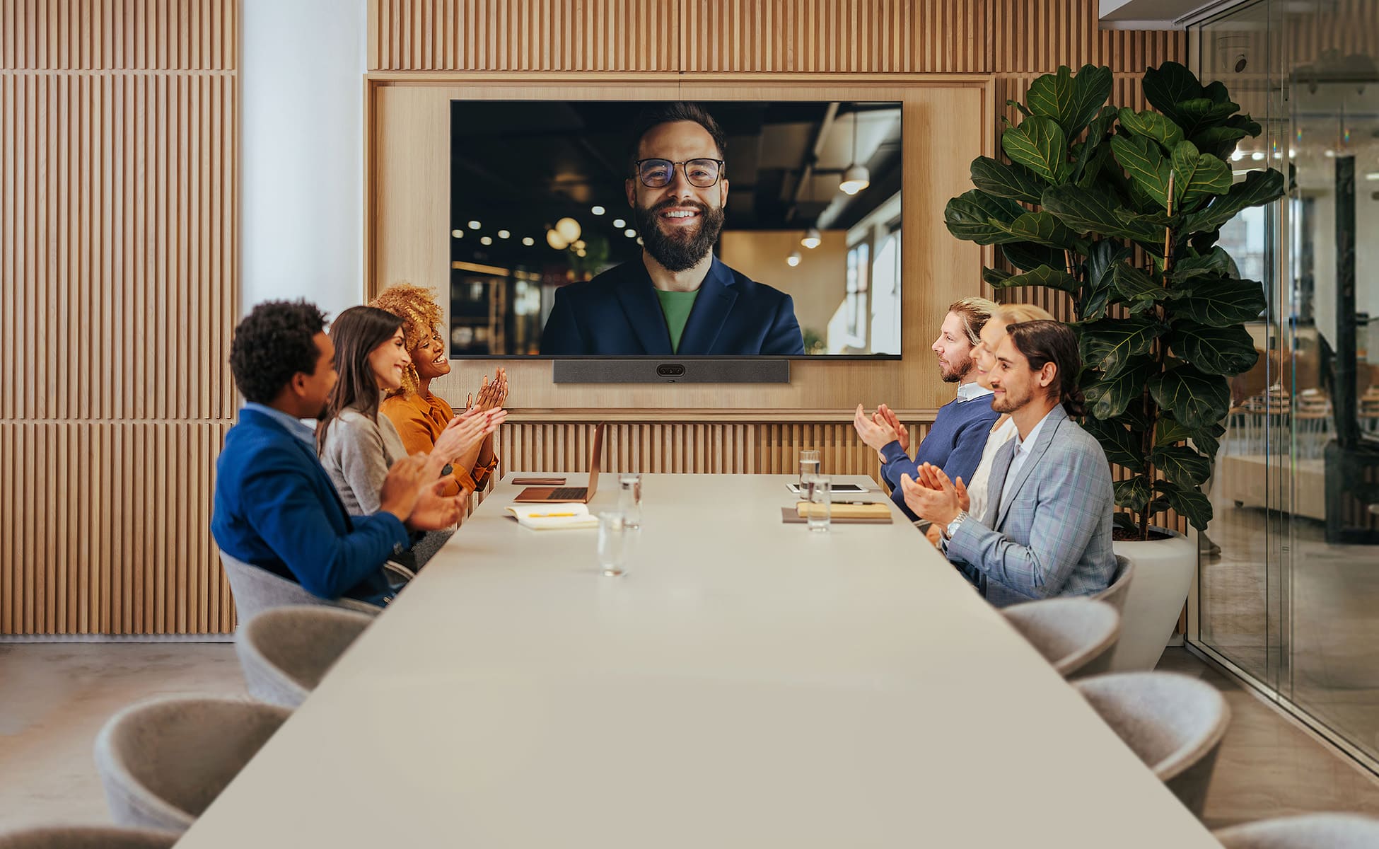 Mittelgroßer Besprechungsraum